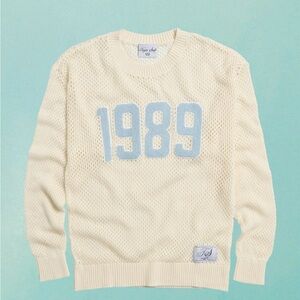 Taylor Swift 1989 (Taylor’s Version) Open Knit Sweater Brand New w/o Tags